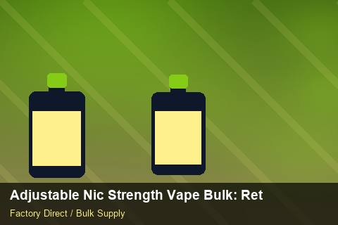 Adjustable Nic Strength Vape Bulk — Adjustable Nic Strength Vape Bulk: Returns & Warranty — Price per Unit photo 2