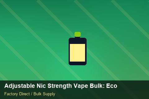 Adjustable Nic Strength Vape Bulk — Adjustable Nic Strength Vape Bulk: Eco-Friendly Materials — Price per Unit photo 1