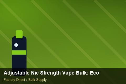Adjustable Nic Strength Vape Bulk — Adjustable Nic Strength Vape Bulk: Eco-Friendly Materials — Price per Unit photo 2