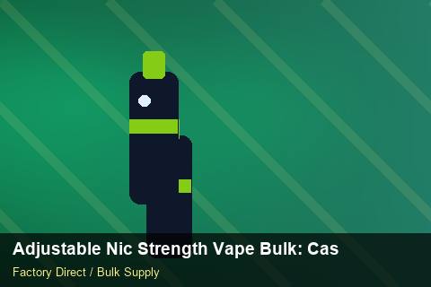 Adjustable Nic Strength Vape Bulk — Adjustable Nic Strength Vape Bulk: Case Studies — Price per Unit photo 1