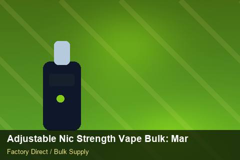 Adjustable Nic Strength Vape Bulk — Adjustable Nic Strength Vape Bulk: Margin Calculator — Price per Unit photo 2