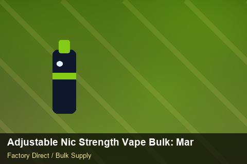 Adjustable Nic Strength Vape Bulk — Adjustable Nic Strength Vape Bulk: Market Comparison — Price per Unit photo 2