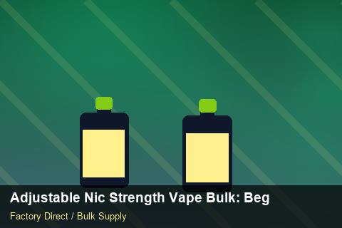 Adjustable Nic Strength Vape Bulk — Adjustable Nic Strength Vape Bulk: Beginner's Guide — Price per Unit photo 2