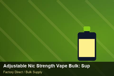 Adjustable Nic Strength Vape Bulk — Adjustable Nic Strength Vape Bulk: Supplier Vetting — Price per Unit photo 2