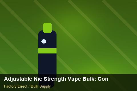 Adjustable Nic Strength Vape Bulk — Adjustable Nic Strength Vape Bulk: Contract Essentials — Price per Unit photo 1