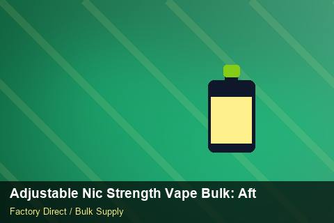 Adjustable Nic Strength Vape Bulk — Adjustable Nic Strength Vape Bulk: After-Sales Support — Carton Quantities photo 2