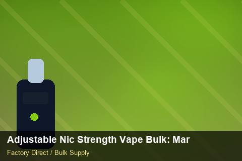 Adjustable Nic Strength Vape Bulk — Adjustable Nic Strength Vape Bulk: Market Trends 2026 — Carton Quantities photo 2