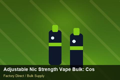 Adjustable Nic Strength Vape Bulk — Adjustable Nic Strength Vape Bulk: Cost Breakdown — Carton Quantities photo 2