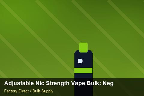 Adjustable Nic Strength Vape Bulk — Adjustable Nic Strength Vape Bulk: Negotiation Tips — Carton Quantities photo 1