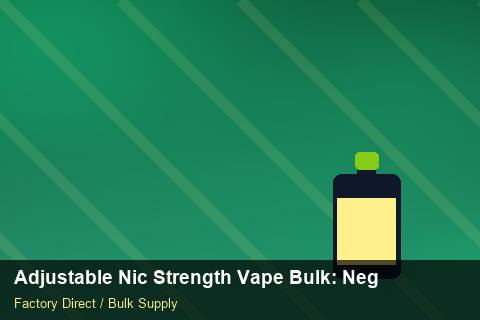 Adjustable Nic Strength Vape Bulk — Adjustable Nic Strength Vape Bulk: Negotiation Tips — Carton Quantities photo 2
