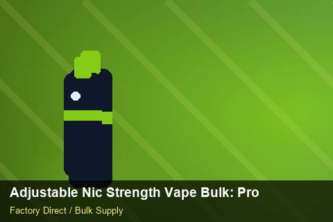 Adjustable Nic Strength Vape Bulk — Adjustable Nic Strength Vape Bulk: Production Capacity — Carton Quantities photo 2