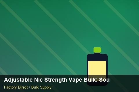 Adjustable Nic Strength Vape Bulk — Adjustable Nic Strength Vape Bulk: Sourcing Workflow — Carton Quantities photo 2