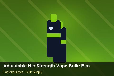 Adjustable Nic Strength Vape Bulk — Adjustable Nic Strength Vape Bulk: Eco-Friendly Materials — Carton Quantities photo 2