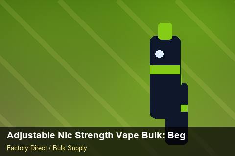 Adjustable Nic Strength Vape Bulk — Adjustable Nic Strength Vape Bulk: Beginner's Guide — Carton Quantities photo 1