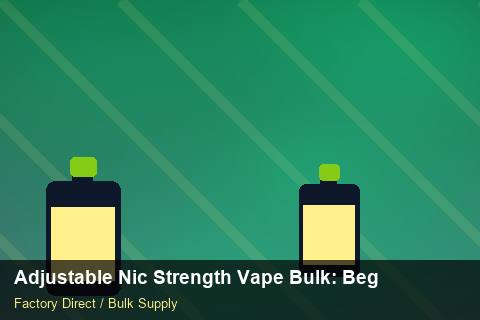 Adjustable Nic Strength Vape Bulk — Adjustable Nic Strength Vape Bulk: Beginner's Guide — Carton Quantities photo 2