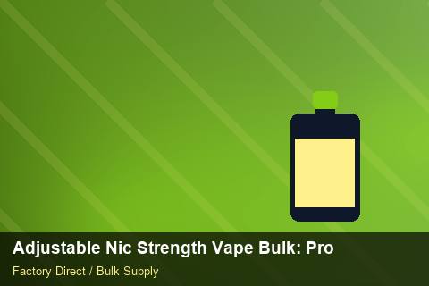 Adjustable Nic Strength Vape Bulk — Adjustable Nic Strength Vape Bulk: Procurement Checklist — Carton Quantities photo 1