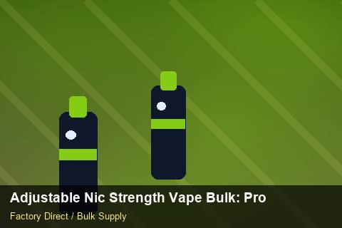 Adjustable Nic Strength Vape Bulk — Adjustable Nic Strength Vape Bulk: Product Launch Playbook — Carton Quantities photo 2