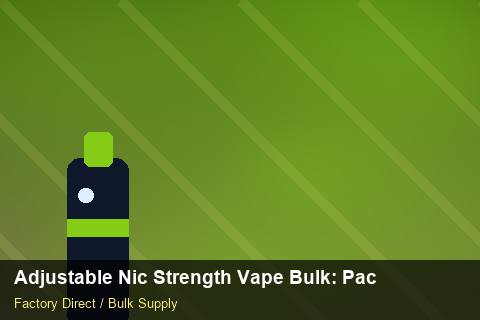 Adjustable Nic Strength Vape Bulk — Adjustable Nic Strength Vape Bulk: Packaging Standards — Flavour Selection photo 2