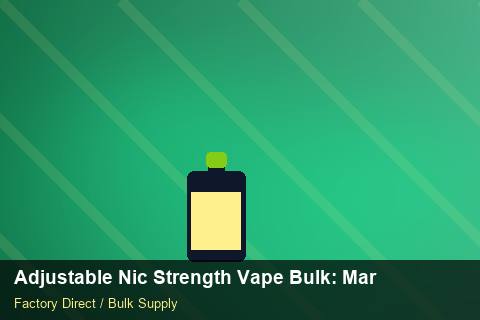 Adjustable Nic Strength Vape Bulk — Adjustable Nic Strength Vape Bulk: Market Trends 2026 — Flavour Selection photo 1