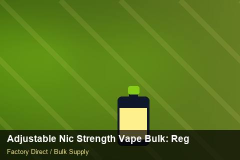 Adjustable Nic Strength Vape Bulk — Adjustable Nic Strength Vape Bulk: Regulatory Update — Flavour Selection photo 1