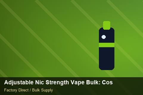Adjustable Nic Strength Vape Bulk — Adjustable Nic Strength Vape Bulk: Cost Breakdown — Flavour Selection photo 2