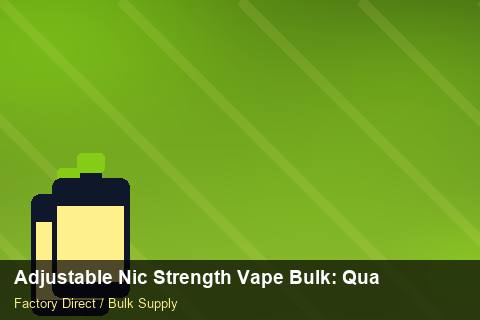 Adjustable Nic Strength Vape Bulk — Adjustable Nic Strength Vape Bulk: Quality Control Process — Flavour Selection photo 2