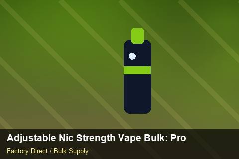 Adjustable Nic Strength Vape Bulk — Adjustable Nic Strength Vape Bulk: Production Capacity — Flavour Selection photo 2