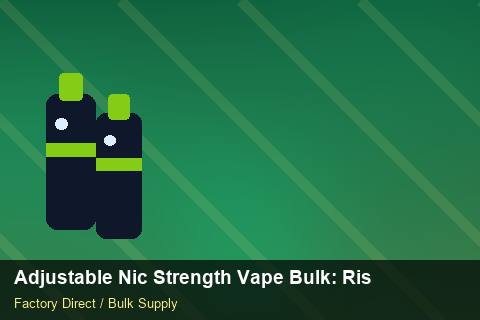 Adjustable Nic Strength Vape Bulk — Adjustable Nic Strength Vape Bulk: Risk Management — Flavour Selection photo 1