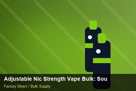 Adjustable Nic Strength Vape Bulk — Adjustable Nic Strength Vape Bulk: Sourcing Workflow — Flavour Selection photo 1
