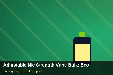 Adjustable Nic Strength Vape Bulk — Adjustable Nic Strength Vape Bulk: Eco-Friendly Materials — Flavour Selection photo 1