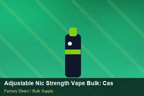 Adjustable Nic Strength Vape Bulk — Adjustable Nic Strength Vape Bulk: Case Studies — Flavour Selection photo 1