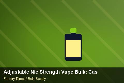 Adjustable Nic Strength Vape Bulk — Adjustable Nic Strength Vape Bulk: Case Studies — Flavour Selection photo 2