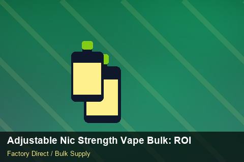 Adjustable Nic Strength Vape Bulk — Adjustable Nic Strength Vape Bulk: ROI Analysis — Flavour Selection photo 2