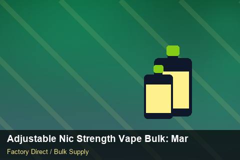 Adjustable Nic Strength Vape Bulk — Adjustable Nic Strength Vape Bulk: Margin Calculator — Flavour Selection photo 1