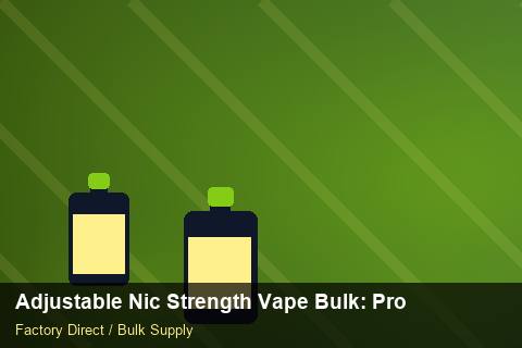 Adjustable Nic Strength Vape Bulk — Adjustable Nic Strength Vape Bulk: Procurement Checklist — Flavour Selection photo 1