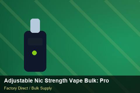 Adjustable Nic Strength Vape Bulk — Adjustable Nic Strength Vape Bulk: Procurement Checklist — Flavour Selection photo 2