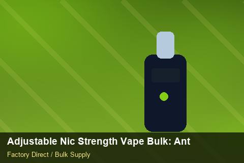 Adjustable Nic Strength Vape Bulk — Adjustable Nic Strength Vape Bulk: Anti-Counterfeit Measures — Flavour Selection photo 1