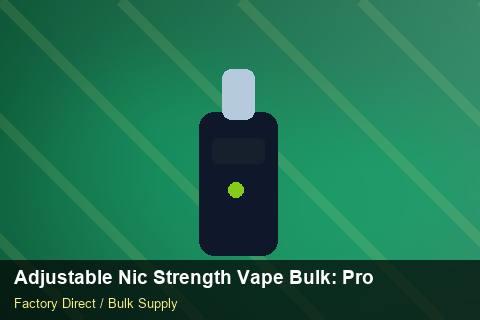 Adjustable Nic Strength Vape Bulk — Adjustable Nic Strength Vape Bulk: Product Launch Playbook — Flavour Selection photo 1