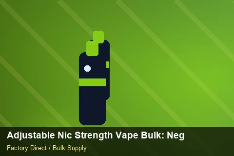 Adjustable Nic Strength Vape Bulk — Adjustable Nic Strength Vape Bulk: Negotiation Tips — Battery Specs photo 1