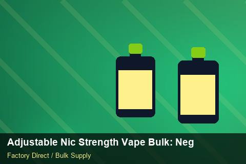 Adjustable Nic Strength Vape Bulk — Adjustable Nic Strength Vape Bulk: Negotiation Tips — Battery Specs photo 2