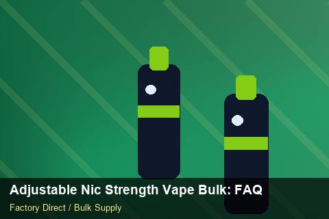 Adjustable Nic Strength Vape Bulk — Adjustable Nic Strength Vape Bulk: FAQ — Battery Specs photo 2