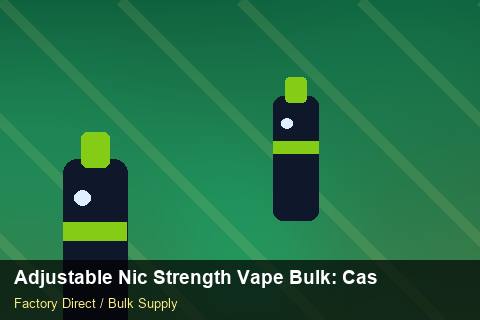 Adjustable Nic Strength Vape Bulk — Adjustable Nic Strength Vape Bulk: Case Studies — Battery Specs photo 1