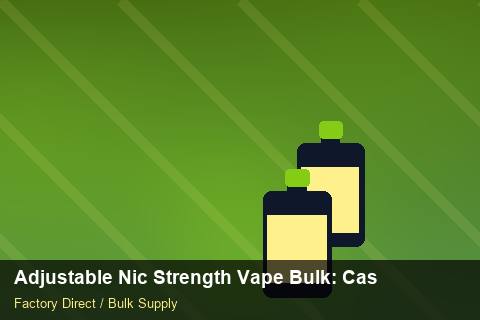 Adjustable Nic Strength Vape Bulk — Adjustable Nic Strength Vape Bulk: Case Studies — Battery Specs photo 2