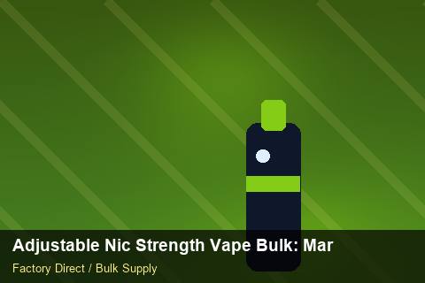 Adjustable Nic Strength Vape Bulk — Adjustable Nic Strength Vape Bulk: Market Comparison — Battery Specs photo 2