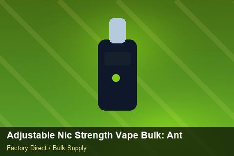 Adjustable Nic Strength Vape Bulk — Adjustable Nic Strength Vape Bulk: Anti-Counterfeit Measures — Battery Specs photo 1