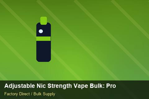 Adjustable Nic Strength Vape Bulk — Adjustable Nic Strength Vape Bulk: Product Launch Playbook — Battery Specs photo 2
