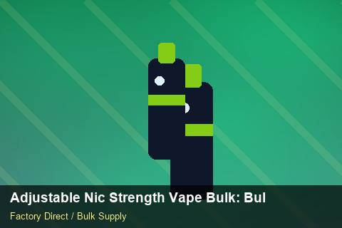 Adjustable Nic Strength Vape Bulk — Adjustable Nic Strength Vape Bulk: Bulk Supplier Guide — Coil Options photo 1
