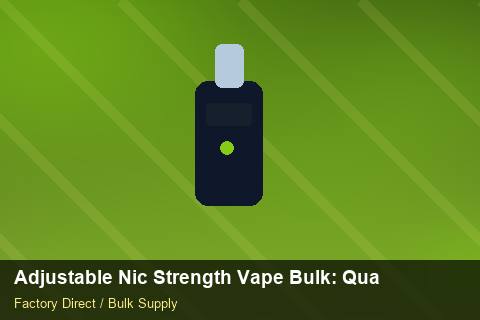 Adjustable Nic Strength Vape Bulk — Adjustable Nic Strength Vape Bulk: Quality Inspection Checklist — Coil Options photo 1