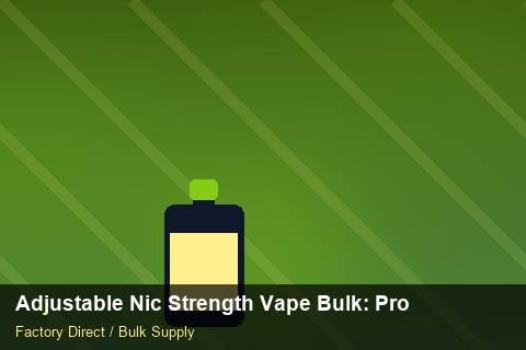 Adjustable Nic Strength Vape Bulk — Adjustable Nic Strength Vape Bulk: Procurement Strategy — Coil Options photo 1