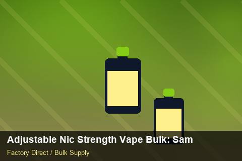 Adjustable Nic Strength Vape Bulk — Adjustable Nic Strength Vape Bulk: Sample Policy — Coil Options photo 2
